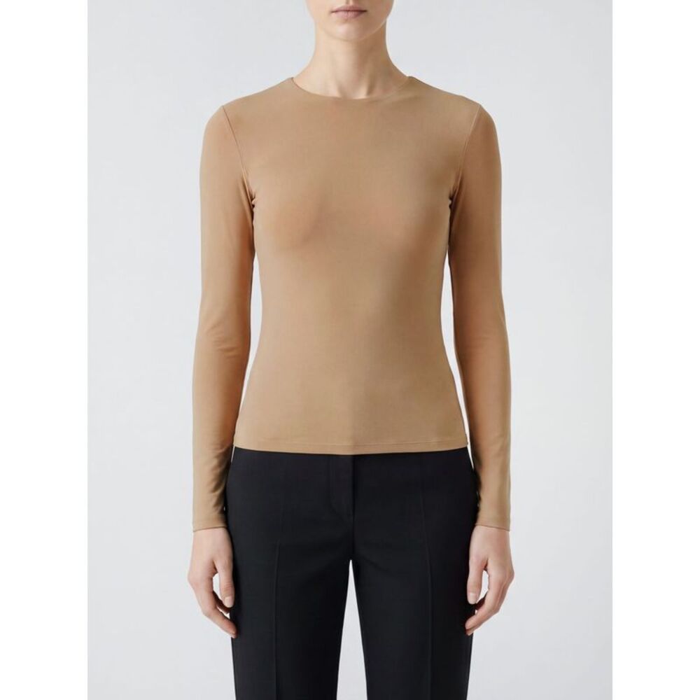 Jil Sander Women Slim Fit Jil Sander Long-Sleeved Stretch-Jersey Top